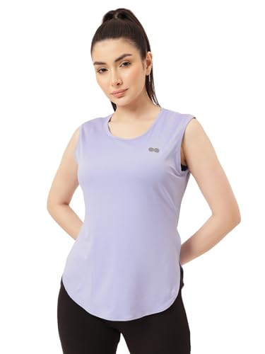Clovia WomenS Comfort Fit Active Sportswear Tank Top (At0213P12_Purple_Xl)