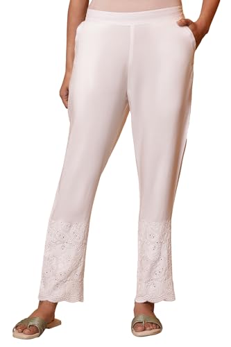 Aurelia Womens Slim Trousers (24FEA60343_White