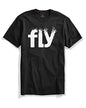 ADRO Fly Mens Cotton Printed T-Shirts (R21-M-FLY-BL_Black_XL)