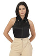 Style Quotient Women Black Satin Incut Shirt