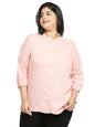 Style Quotient Plus Women Solid White Viscose Rayon Formal Shirt