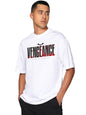 Bewakoof MenS Typography 100% Cotton T-Shirt - Oversized Fit, Round Neck, Half Sleeves White