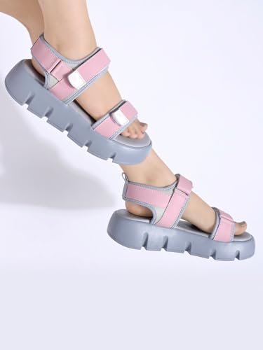 Shoetopia Lightweight Comfortable Trendy Green Sandals For Women & Girls /Uk6-Eu38