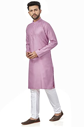 Be Active 100% Cotton Stylish Trendy Solid Pattern Full Sleeve Comfortable MenS Kurta Pyjama Set Gives Rich Look Rfsk0001_33_Se