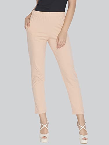 Lyra Cotton Strech Pencil Pant For Women | Mid-Waist | Fashionwear Skin