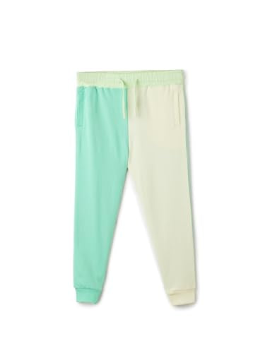 The Souled Store Cascade Kids Boys Regular Fit Colorblock Multicolor Cotton Joggers Boys Joggers Trousers Bottoms Running Gym Ac