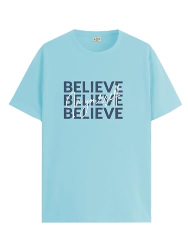 ADRO Tshirt for Men | Printed T Shirt for Men | 100% Cotton T-Shirt |Printed T Shirt | T-Shirts | RN24-INV-MI-XL Mint