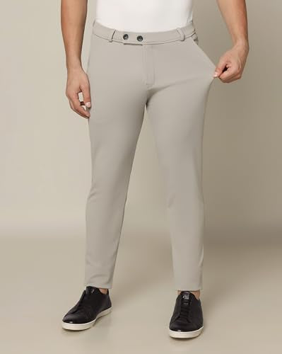 TOPLOT Mens Formal Trousers || Slim Fit Mens Wear Trousers || Stretchable Formal Pant Trousers || Trouser for Men (V-Formal-50