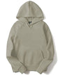ADRO Men's Cotton Neck Hooded Sweatshirt (H22-1-PLN-CH_Beige_XL)
