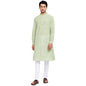 Fabindia MenS Cotton Abstract Relaxed Kurta (100583602_Green
