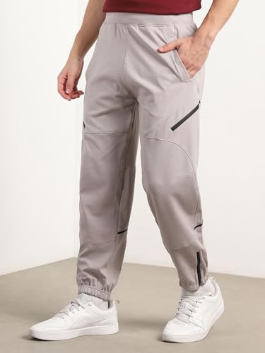 Nobero MenS Loose Sweatpants (1M-Bwjg-R0137_Steel Grey