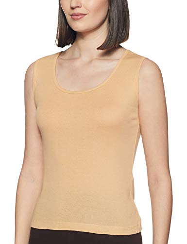 Rupa Softline Regular Fit Women Super Combed Cotton Tank top, Stretchable Body-Hugging,for Yoga,Gym wear and Sports Activities,