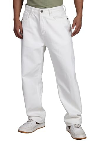 INKD Mens Relaxed Jeans (INKSS25MJN-601_Frost White