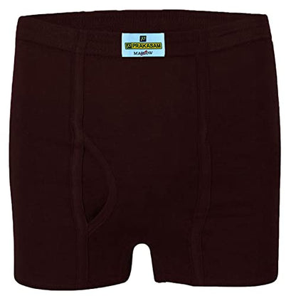 PRAKASAM COTTON (Marlow Mens Inner Elastic Trunks Without Pocket-Pack of 2