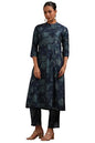 Soch Womens Muslin Co-Ord Set (FWA5KS10940_Navy Blue