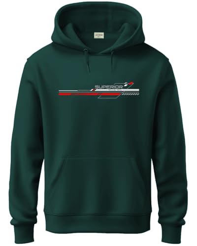 ADRO Hoodies for Men, 320 GSM Soft Cotton Hoodie Fabric, Long Lasting Printed Hoodie for Winter | Mens Hoodies | Sweatshirt for 