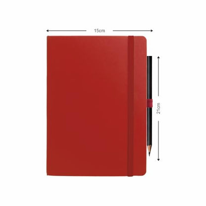 Anupam Fluct Pro Lined Journal Notebook 160 Pages A5 Ruled Notebook Matte Finish Pvc Cover Journal For Women & Men, Daily Journa