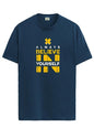 ADRO Believe in Yourself Printed T-Shirts for Men & Women (RNR-S35-BEL-SB_Teal_XL)