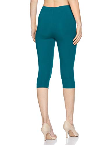 Rupa Softline Capri Leggings For Women Cotton Elastane Ultra Soft Free Size Stretch Fit