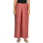 Fabindia Women Tussar Ijar Pant Viscose_Xs Coral