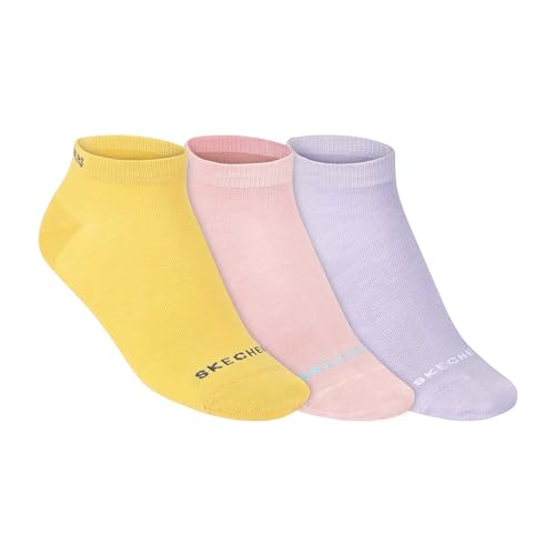 Skechers Women Pack Of 3 Non Terry Bamboo Low Cut Socks