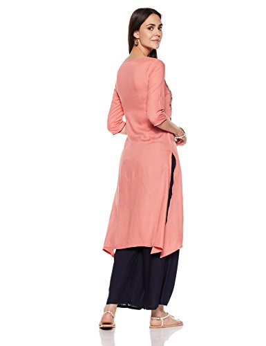 Aurelia Women's Asymmetrical Hemline Kurta