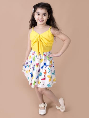 Pspeaches Viscose Rayon Western Skirt Set Multicolour