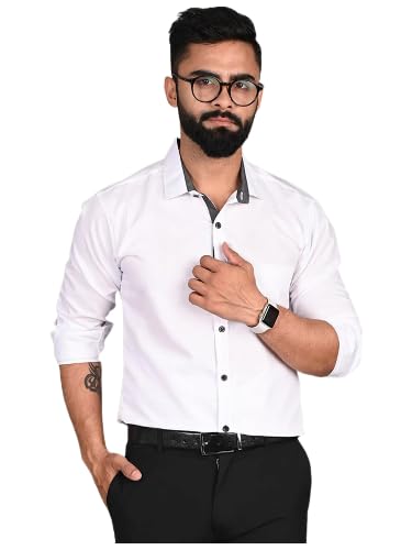 Tee Projekt Casual Shirt for Men Regular Fit Long Sleeve Shirt Suitable for Event Formal Wear