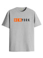 ADRO Tshirt for Men | Printed T Shirt for Men | 100% Cotton T-Shirt |Printed T Shirt | T-Shirts | RN24-NKY-GR-M Grey