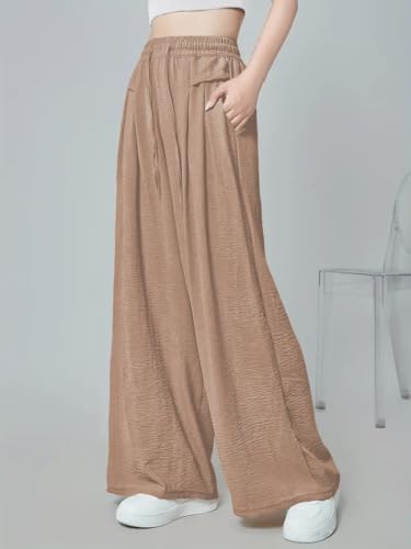 Greciilooks Regular Women Trouser (Gl-W.Trouser-Tr1178_Light Brown