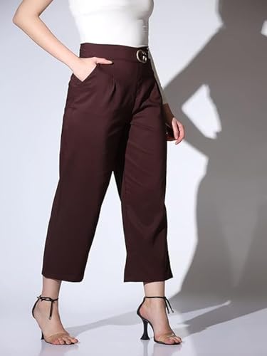 Leriya Fashion WomenS Regular Trousers Pant (Lf-Tr777_Maroon