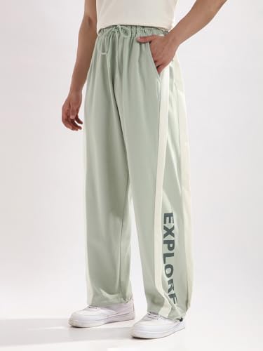 Nobero MenS Loose Sweatpants (1M-Bwjg-R0187_Sage Green