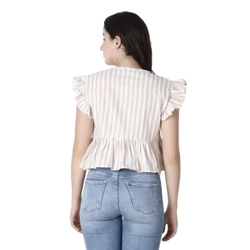 Leriya Fashion Womens Waffle Knit Tunic Cap Sleeve Button Down Tie Knot Henley Tops Loose Fitting Bat Wing Shirts Top (X-Small,
