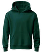 ADRO Men's Cotton Neck Hooded Sweatshirt (H24-PLN-GRN-M_Green)