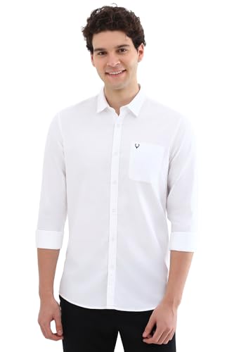 Allen Solly Men Regular Fit Solid Shirt