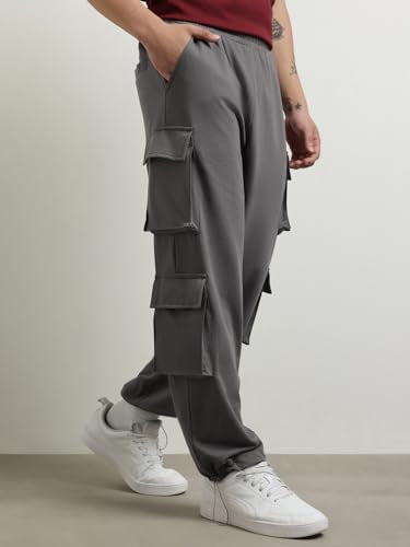 Nobero MenS Loose Sweatpants (1M-Bwjg-R0105_Eiffel Tower