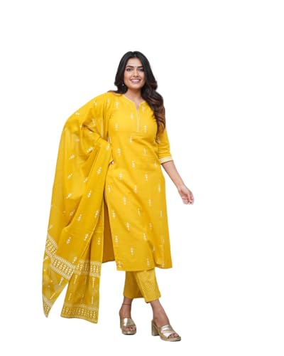 FABNEX Kurta Set for Women | Women Kurta Set with Dupatta | Women Kurta Sets Kurtis | Women Kurta Pant Set (K-94-95) (in, Alpha,