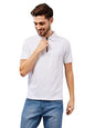 Leriya Fashion Mens Polo-Neck with Zip Closure Type T-Shirt || Half Sleeves Casual T-Shirt for Men || Ragular Wear Classic T-Sh