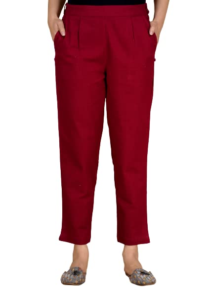 Digital Shopee Women Casual Formal Western Stylish Rayon Trouser Regular Fit Plain Pants Lowers Bottom Wear Office Wear |Ds-Pant