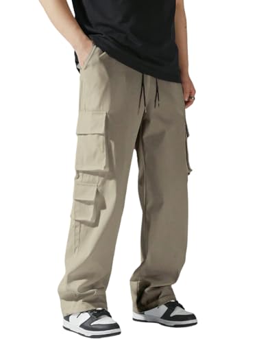 Tagas Men Cargo Pants || Trousers Casual Pant || Cargo Pant || Pant || Track Pant For Man ||Men Cargo Pants Cotton||(Mc-9) Khaki