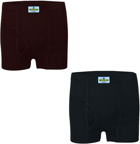 PRAKASAM COTTON Marlow Inner Elastic Pocket Trunks Combo (1X2) Pack