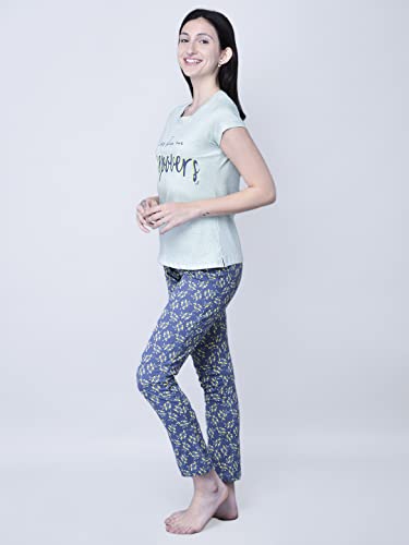 Lyra 701 Premium Cotton Printed Night Suit For Women