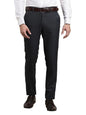 Turtle Men Navy Blue Slim Fit Dobby Flat Front Polyviscose Flat Front Formal Trouser || Pant || MenS Trouser