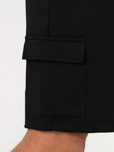 Nobero MenS Cargo Shorts (1M-Bwsh-R0082_Black