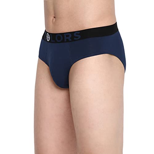 Rupa Modern Regular Solid Frontline Colors Mens Mini Briefs | Soft-Touch Cotton Stretch | Snug Fit | Breathable Fabric | Pack o