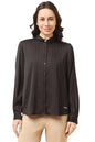 Allen Solly Women Striped Formal Cotton Full Sleeve Stretch Button-Down Shirt