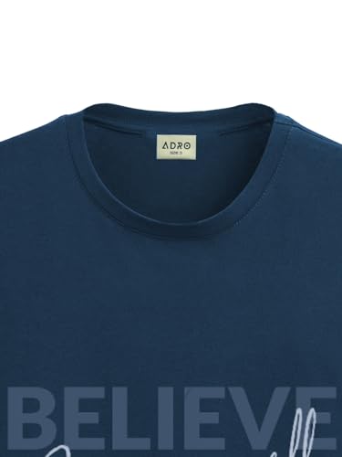 ADRO Tshirt for Men | Printed T Shirt for Men | 100% Cotton T-Shirt |Printed T Shirt | T-Shirts | RN24-INV