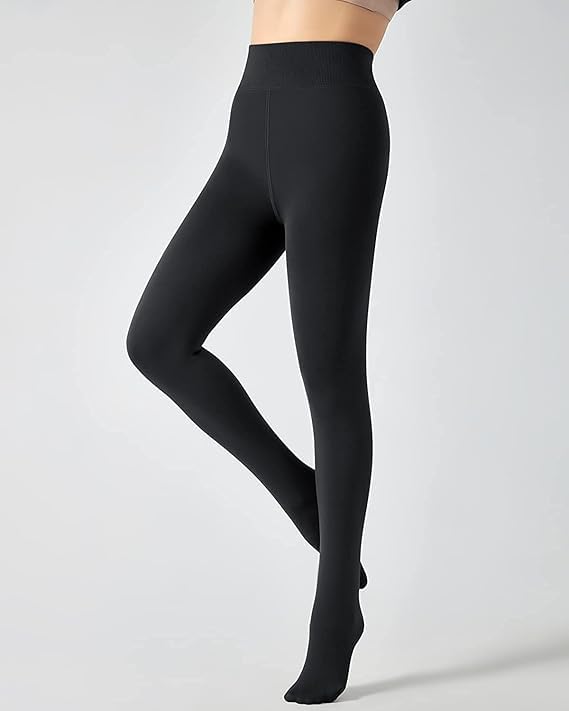 Digital Shopee Velvet Touch Thermal Tights For Women - Ultimate Warm Fleece Leggings For Women, Thermal Winter Fake Translucent