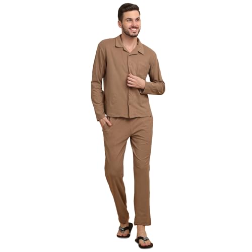 Sweet Dreams Men Solid Pyjama Set