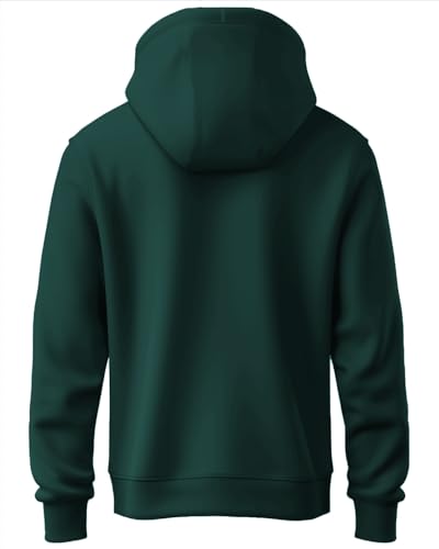 ADRO Hoodies for Men - Cotton Printed Sweatshirt, Sky Blue, 2XL, Model H24-FLAG-SK